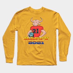 happy bull 2021 Long Sleeve T-Shirt